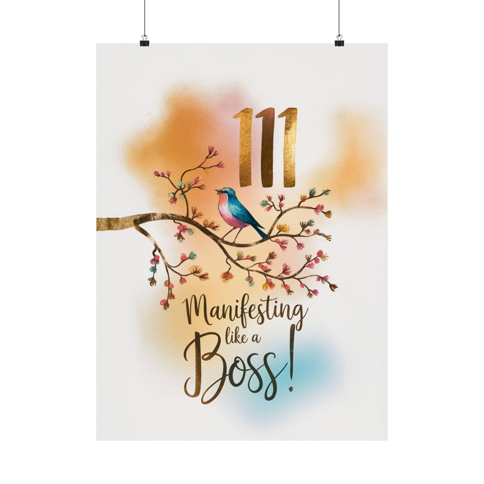 111 Manifesting Like a Boss - Premium Matte Art Print - Image 61