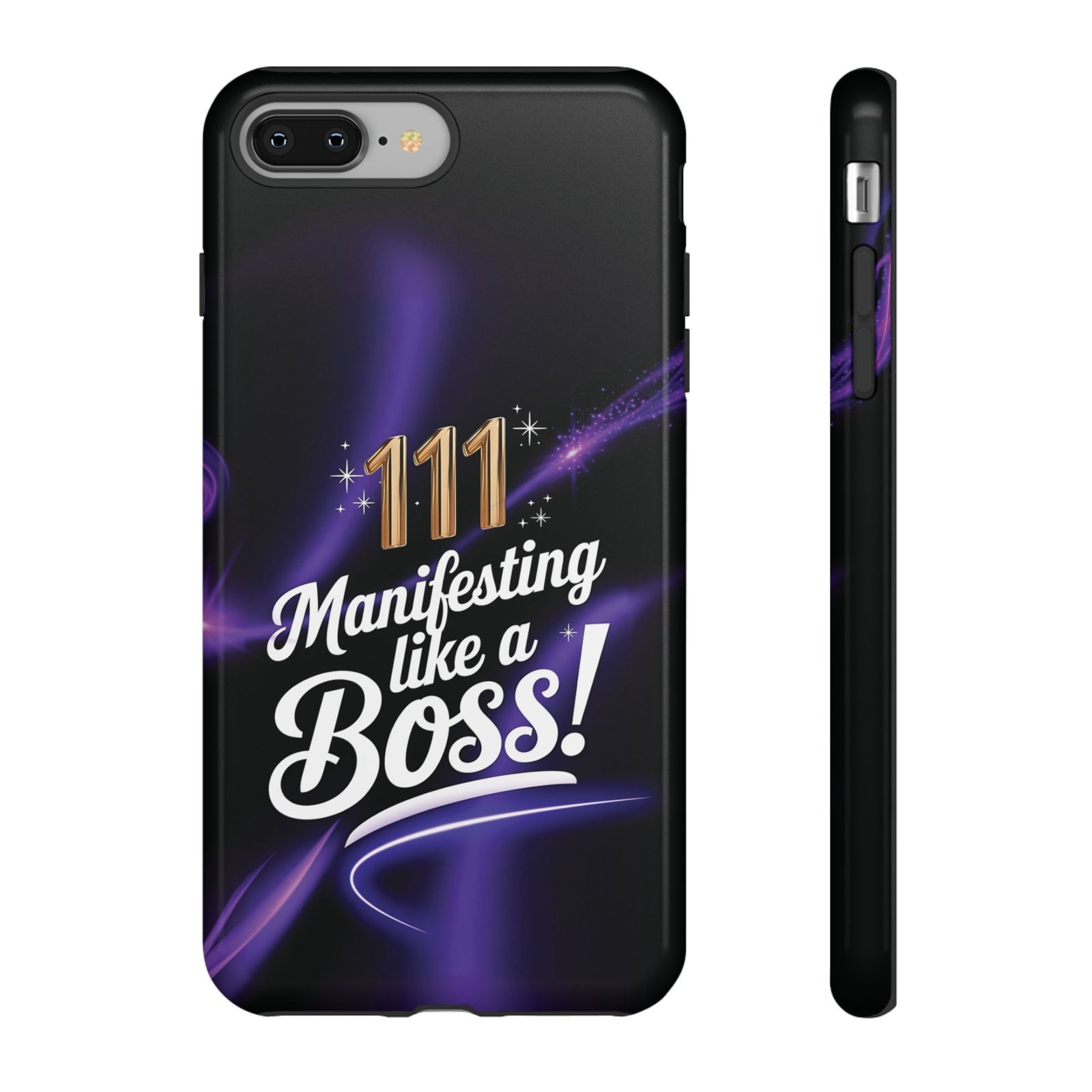 Copy of Manifesting Like a Boss! 111 Angel Number Tough Phone Case - Dual Layer Protection for Positive Vibes - Image 3