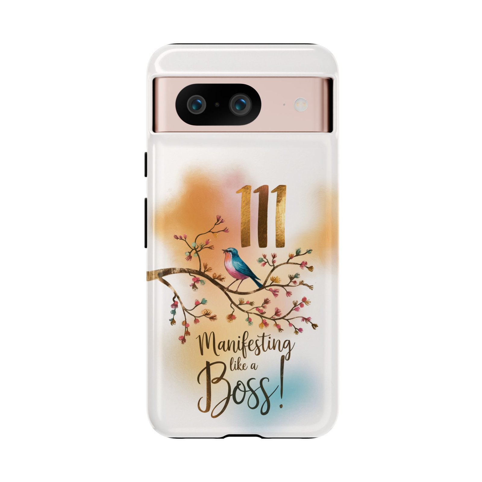Manifesting Like a Boss! 111 Angel Number Tough Phone Case - Dual Layer Protection for Positive Vibes - Image 219