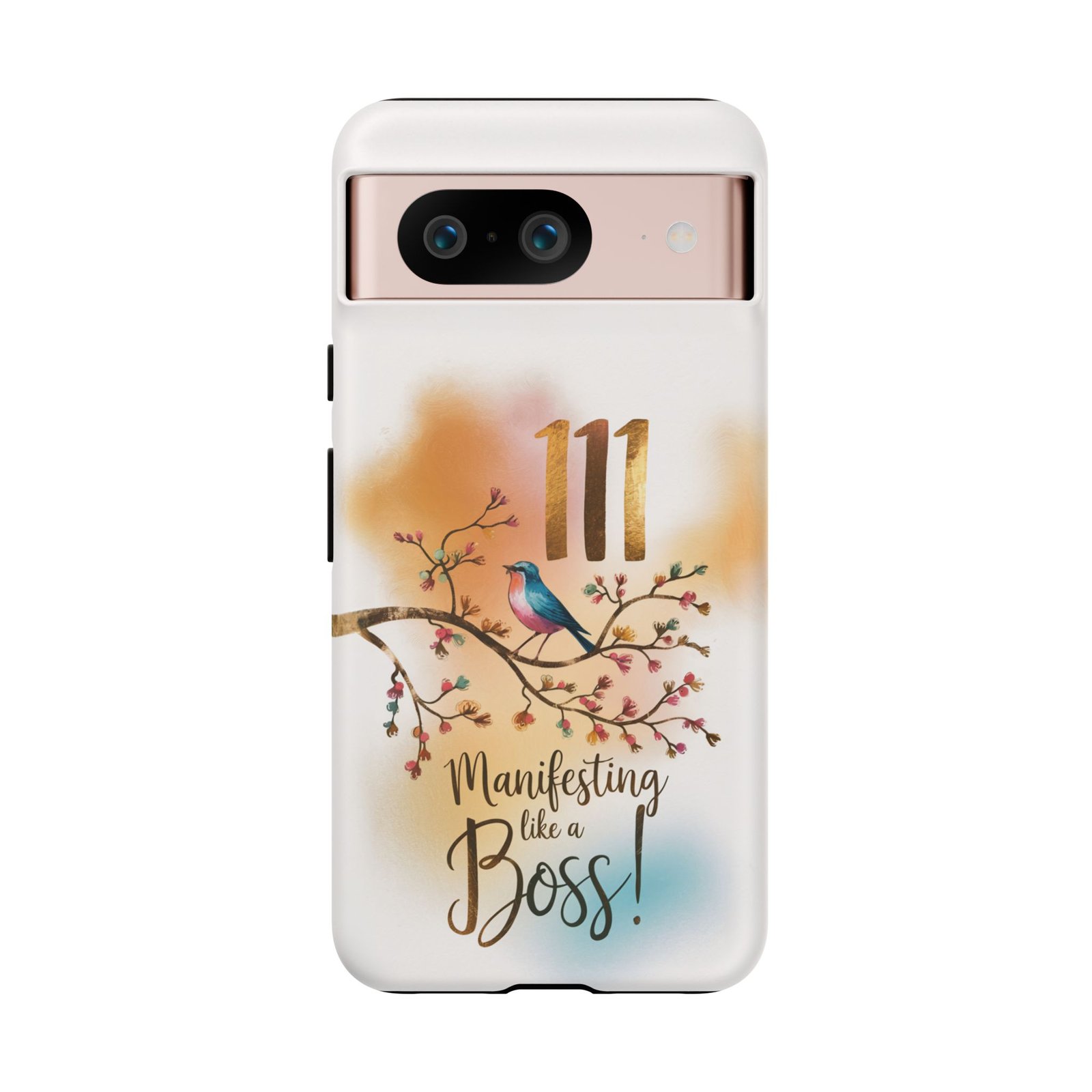 Manifesting Like a Boss! 111 Angel Number Tough Phone Case - Dual Layer Protection for Positive Vibes - Image 223