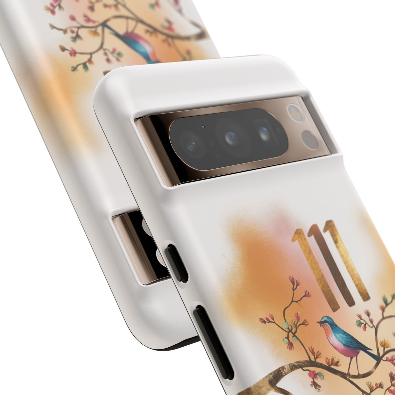 Manifesting Like a Boss! 111 Angel Number Tough Phone Case - Dual Layer Protection for Positive Vibes - Image 216