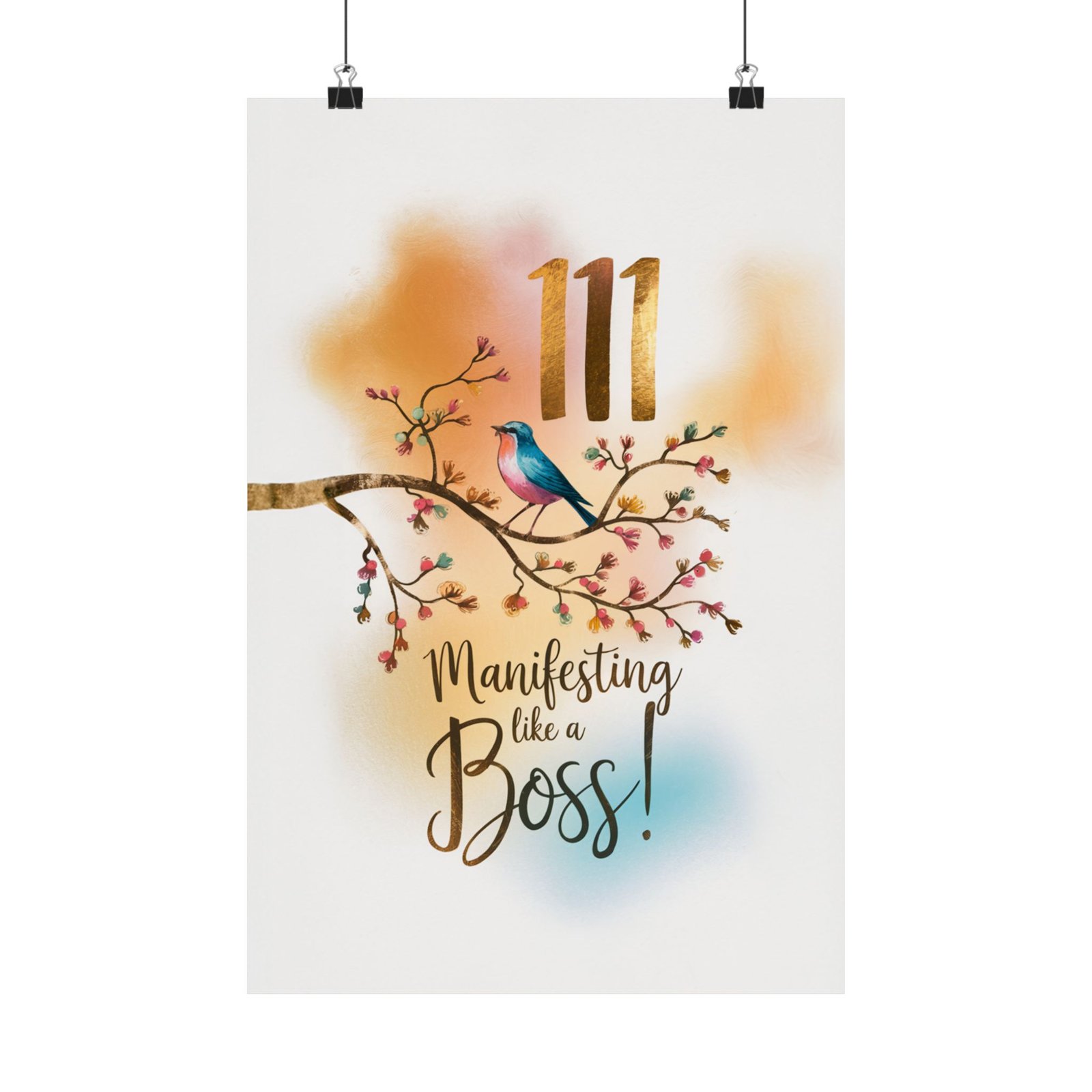 111 Manifesting Like a Boss - Premium Matte Art Print - Image 25