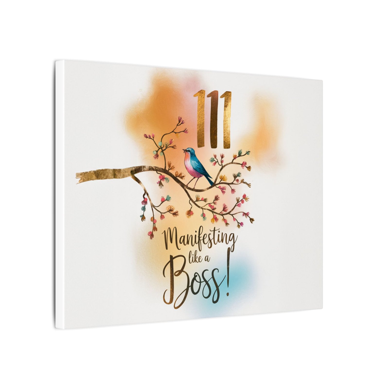 111 Manifesting Like a Boss - Matte Stretched Canvas (0.75") - Image 6