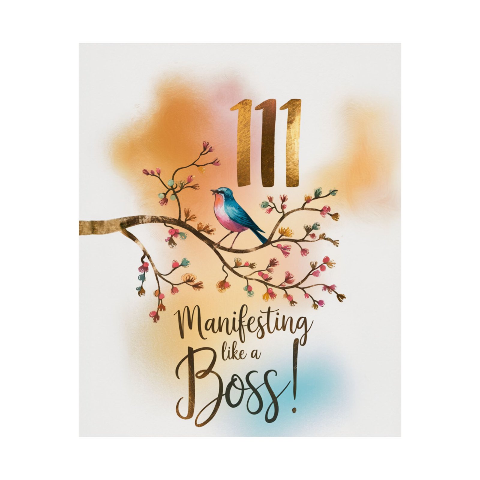 111 Manifesting Like a Boss - Premium Matte Art Print - Image 2