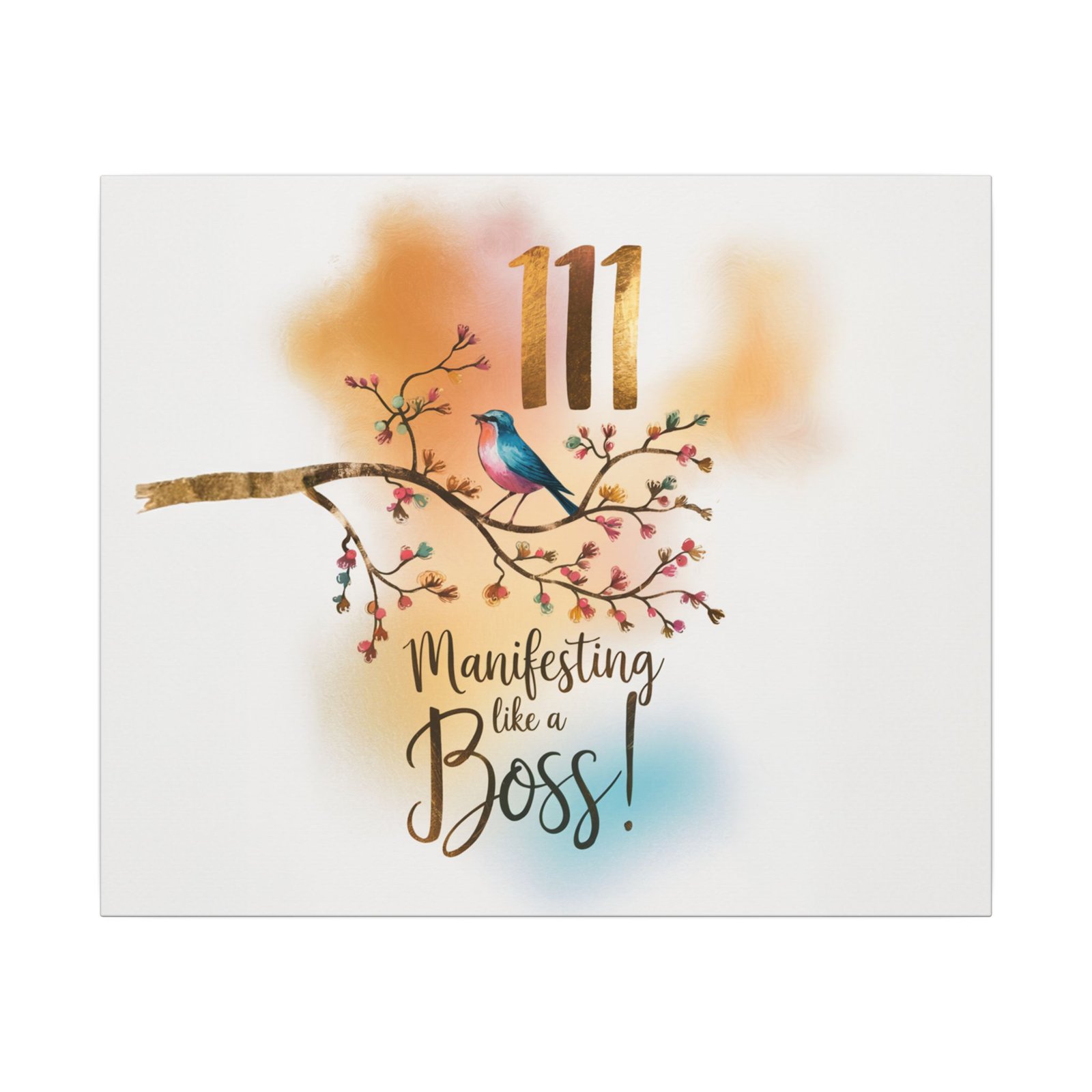 111 Manifesting Like a Boss - Matte Stretched Canvas (0.75") - Image 37