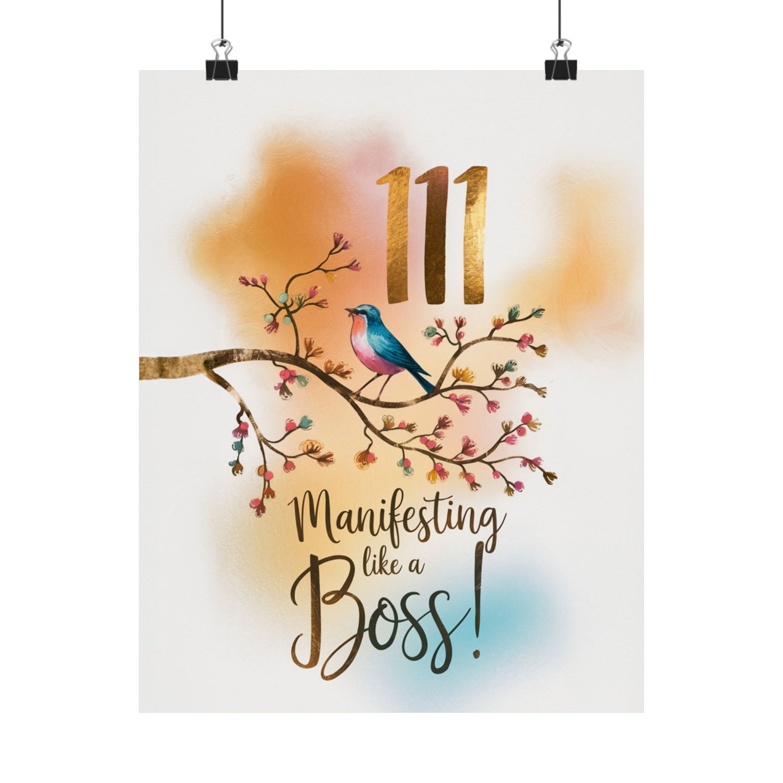 111 Manifesting Like a Boss - Premium Matte Art Print - Image 9