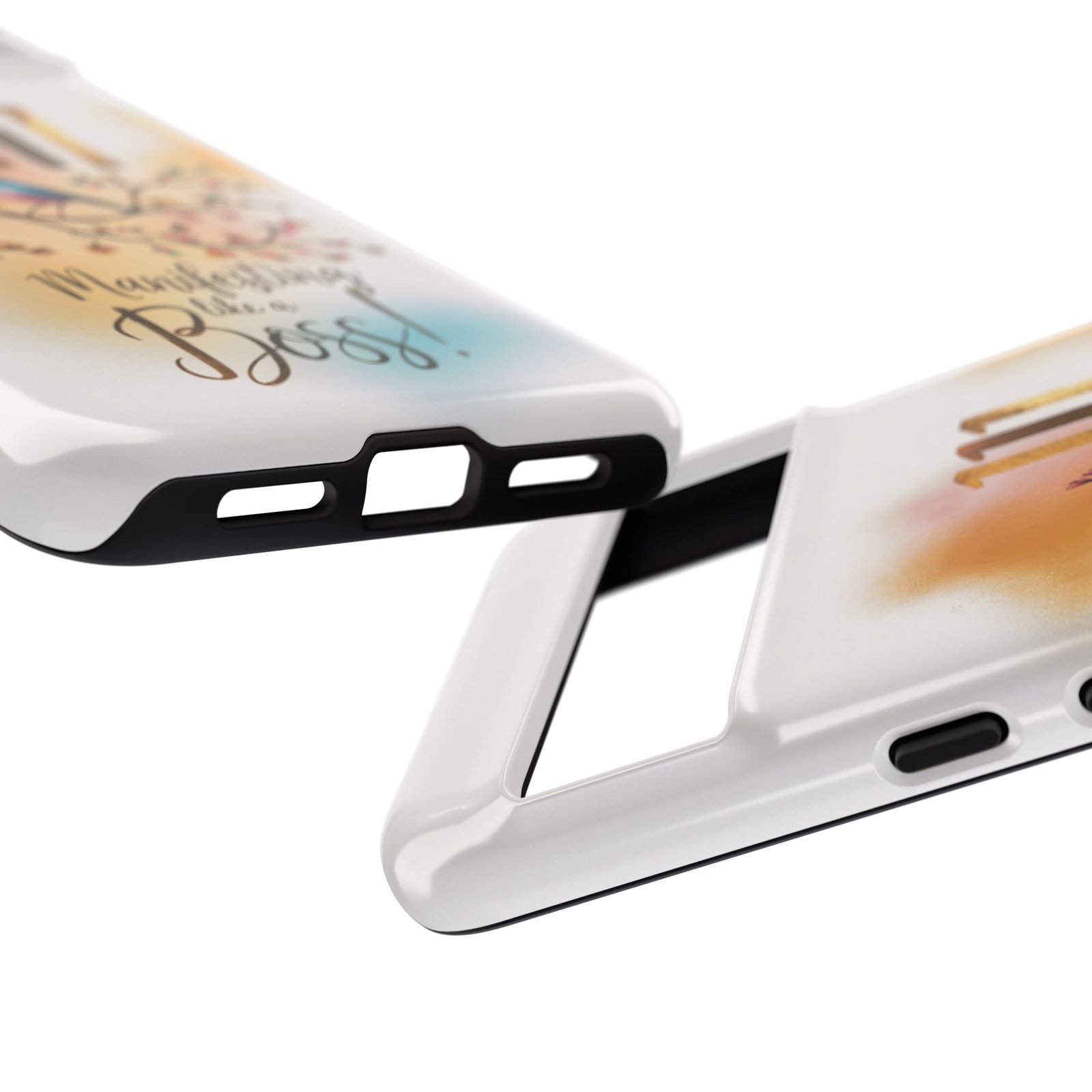 Manifesting Like a Boss! 111 Angel Number Tough Phone Case - Dual Layer Protection for Positive Vibes - Image 217