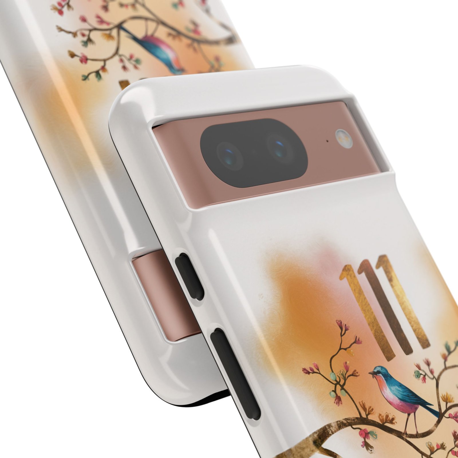 Manifesting Like a Boss! 111 Angel Number Tough Phone Case - Dual Layer Protection for Positive Vibes - Image 220