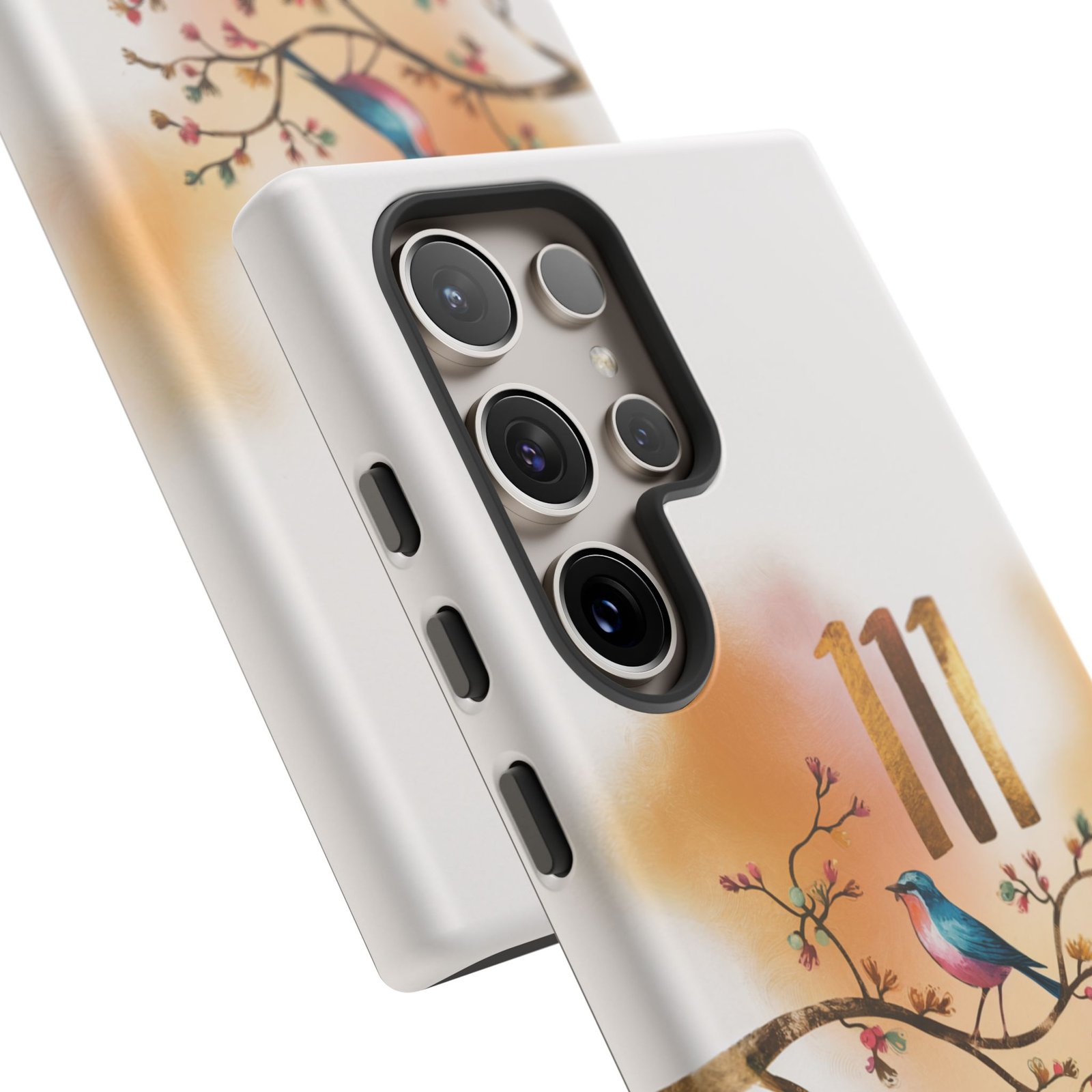 Manifesting Like a Boss! 111 Angel Number Tough Phone Case - Dual Layer Protection for Positive Vibes - Image 208