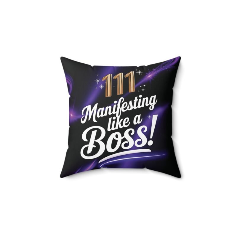 Copy of Manifesting Like a Boss! 111 Angel Number Pillow - Spiritual Decor for Positive Energy