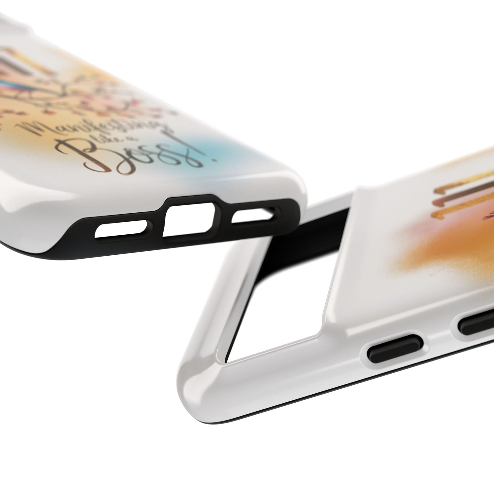 Manifesting Like a Boss! 111 Angel Number Tough Phone Case - Dual Layer Protection for Positive Vibes - Image 221