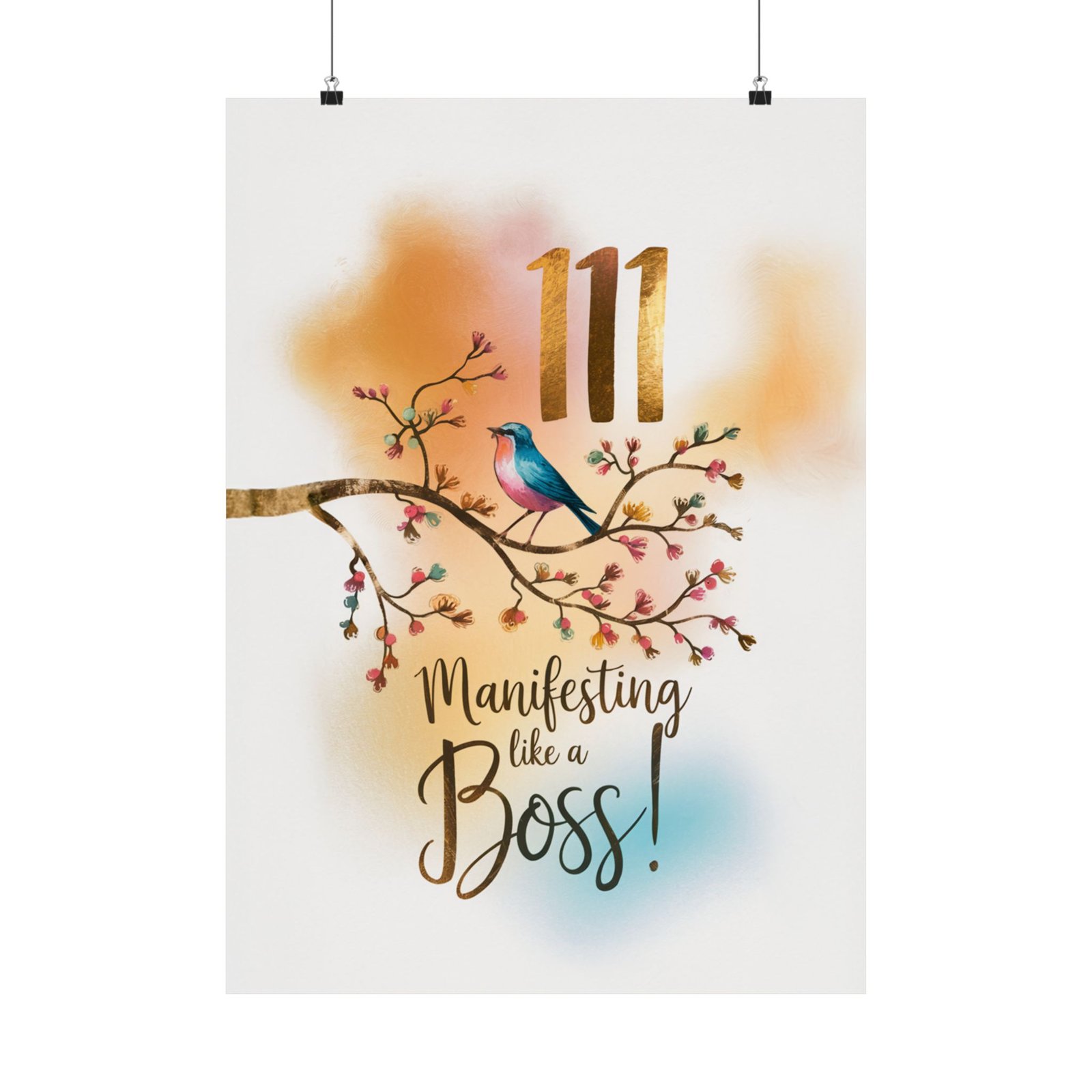 111 Manifesting Like a Boss - Premium Matte Art Print - Image 49