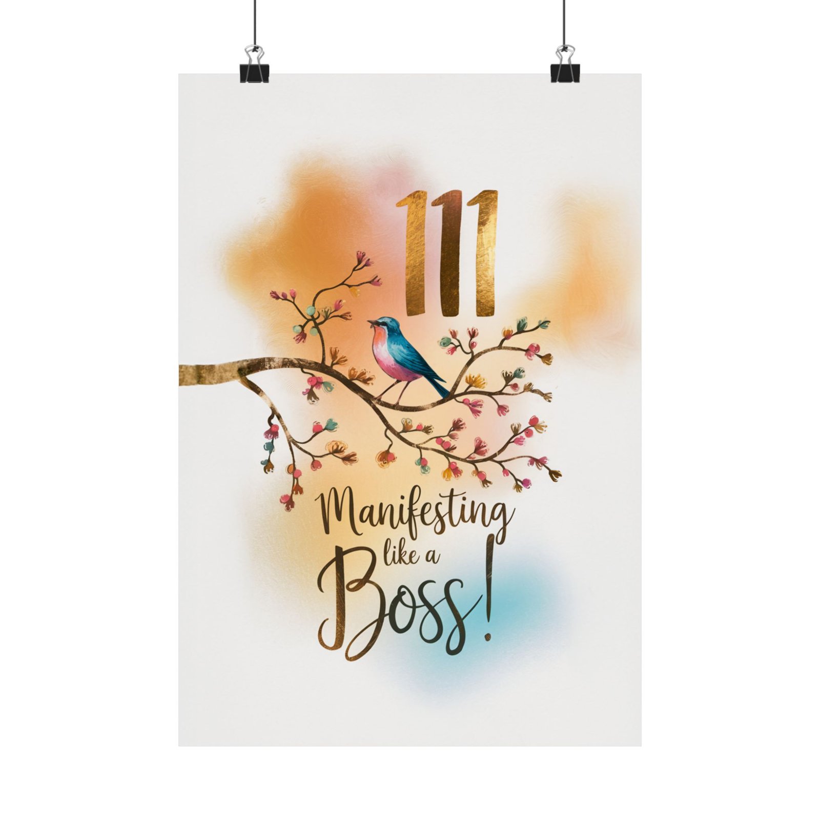 111 Manifesting Like a Boss - Premium Matte Art Print - Image 13
