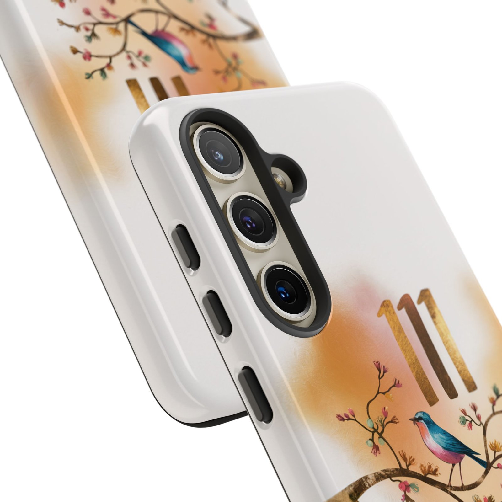 Manifesting Like a Boss! 111 Angel Number Tough Phone Case - Dual Layer Protection for Positive Vibes - Image 188