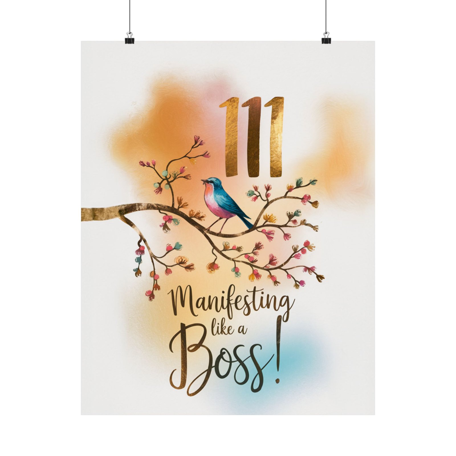111 Manifesting Like a Boss - Premium Matte Art Print - Image 57