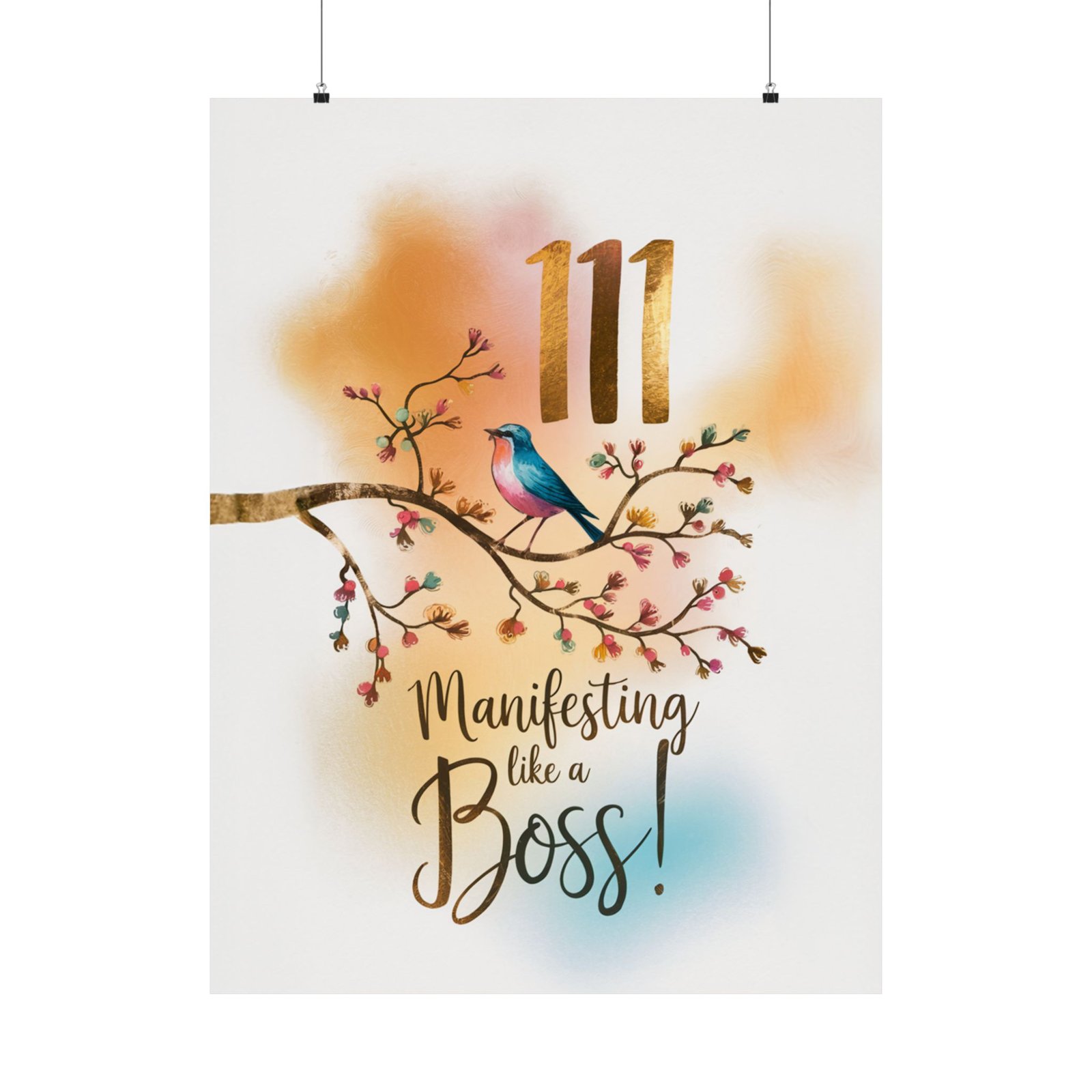 111 Manifesting Like a Boss - Premium Matte Art Print - Image 77