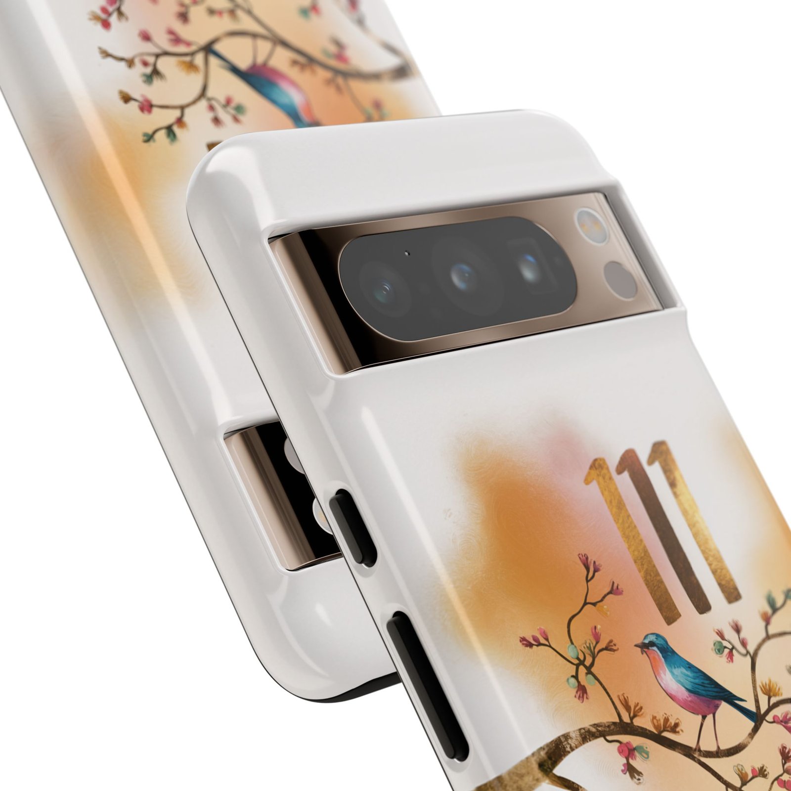 Manifesting Like a Boss! 111 Angel Number Tough Phone Case - Dual Layer Protection for Positive Vibes - Image 212