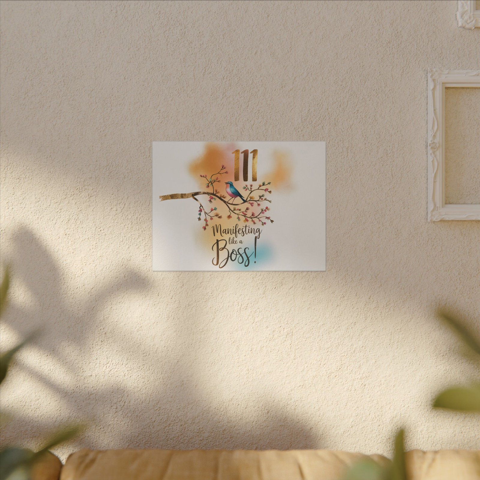 111 Manifesting Like a Boss - Matte Stretched Canvas (0.75") - Image 11