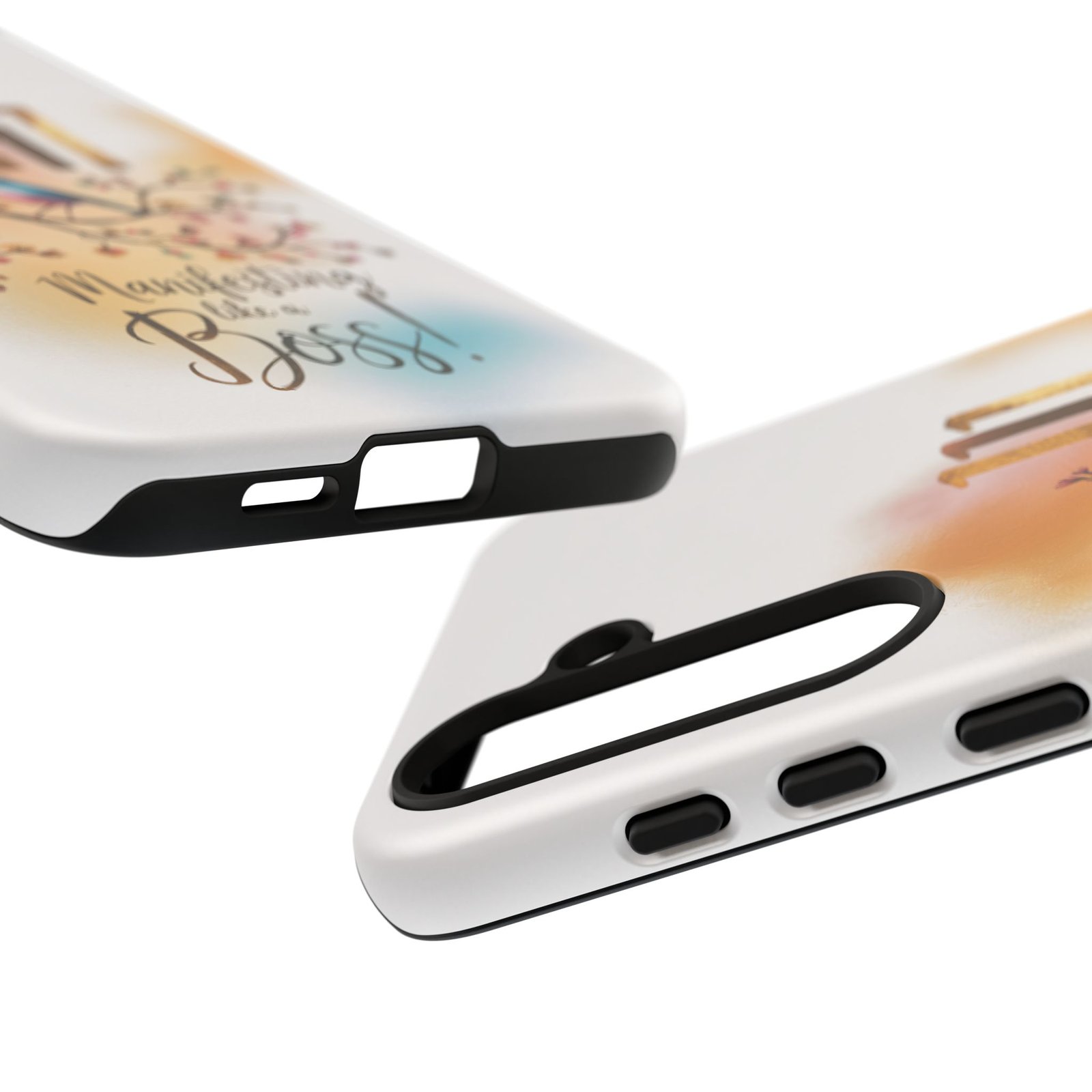 Manifesting Like a Boss! 111 Angel Number Tough Phone Case - Dual Layer Protection for Positive Vibes - Image 201