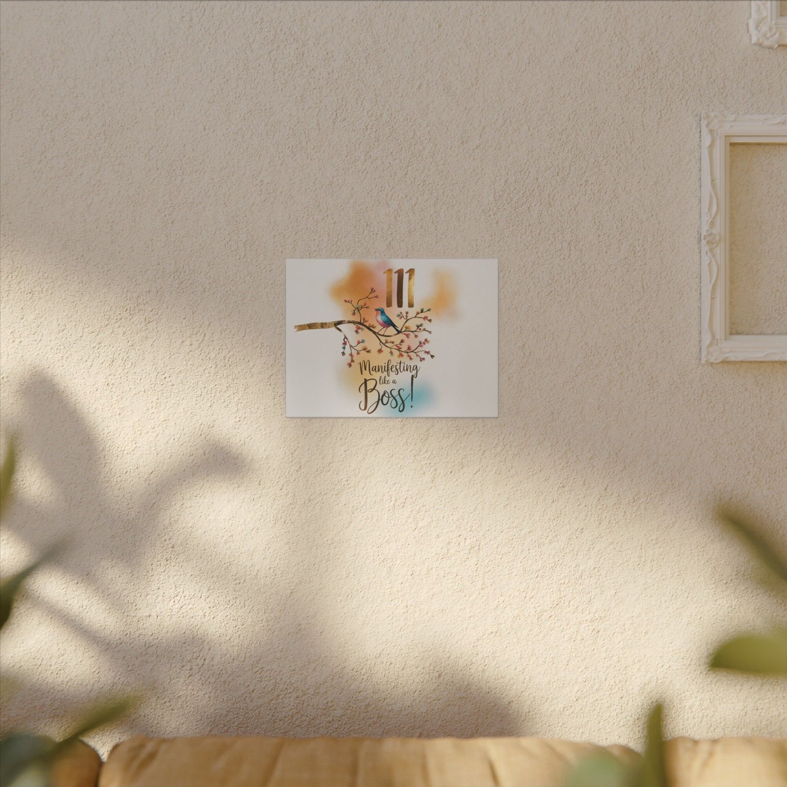 111 Manifesting Like a Boss - Matte Stretched Canvas (0.75") - Image 3