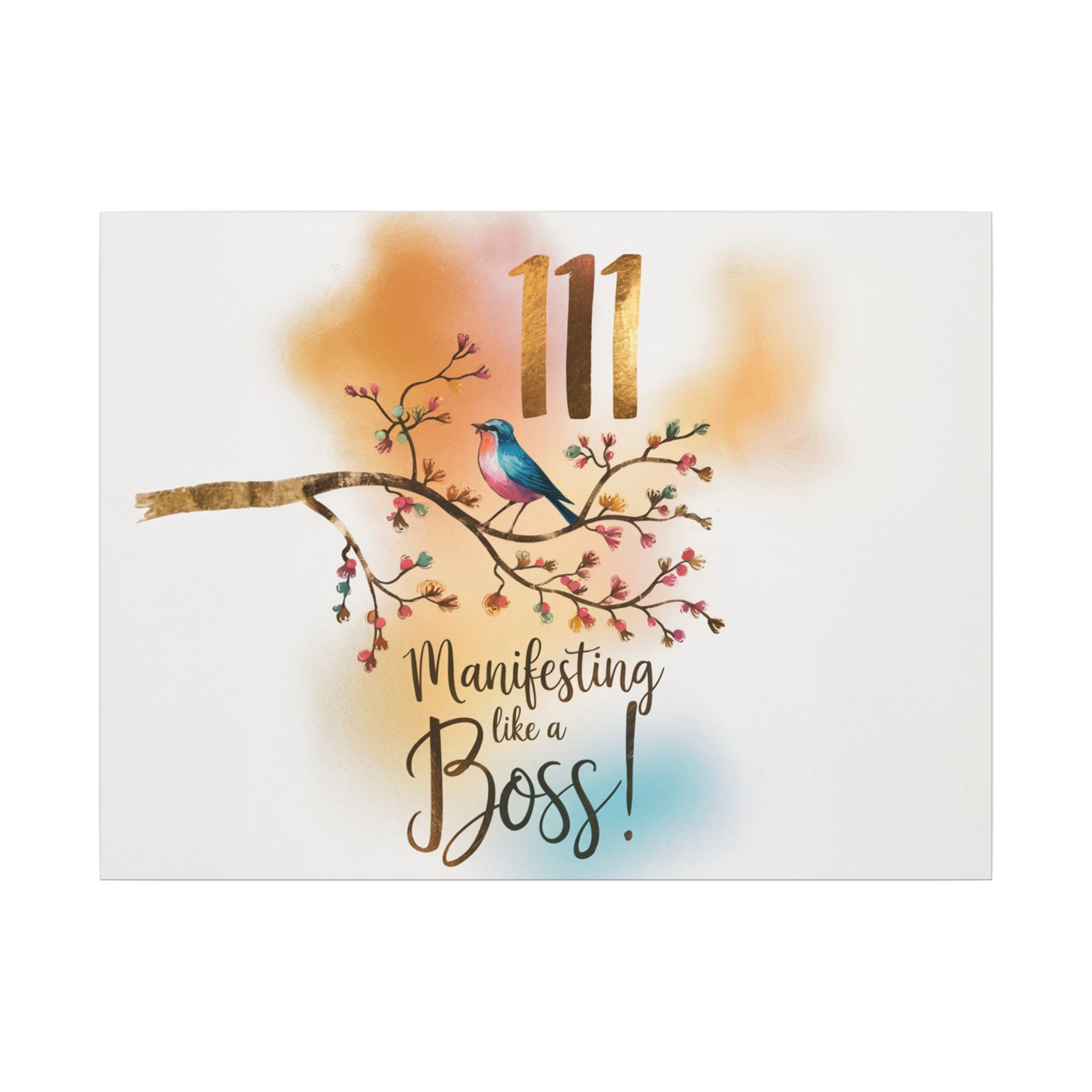 111 Manifesting Like a Boss - Matte Stretched Canvas (0.75") - Image 25