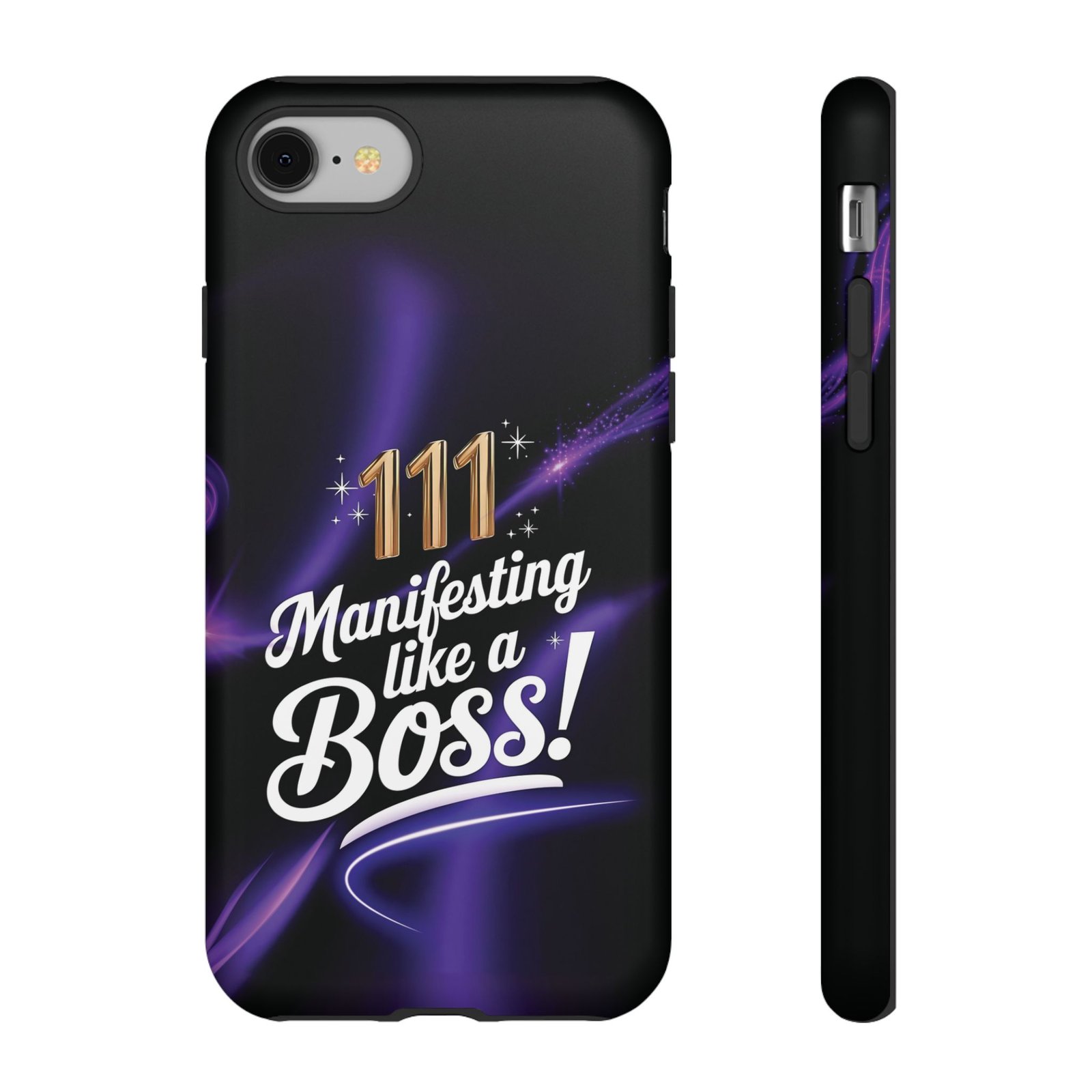 Copy of Manifesting Like a Boss! 111 Angel Number Tough Phone Case - Dual Layer Protection for Positive Vibes - Image 2
