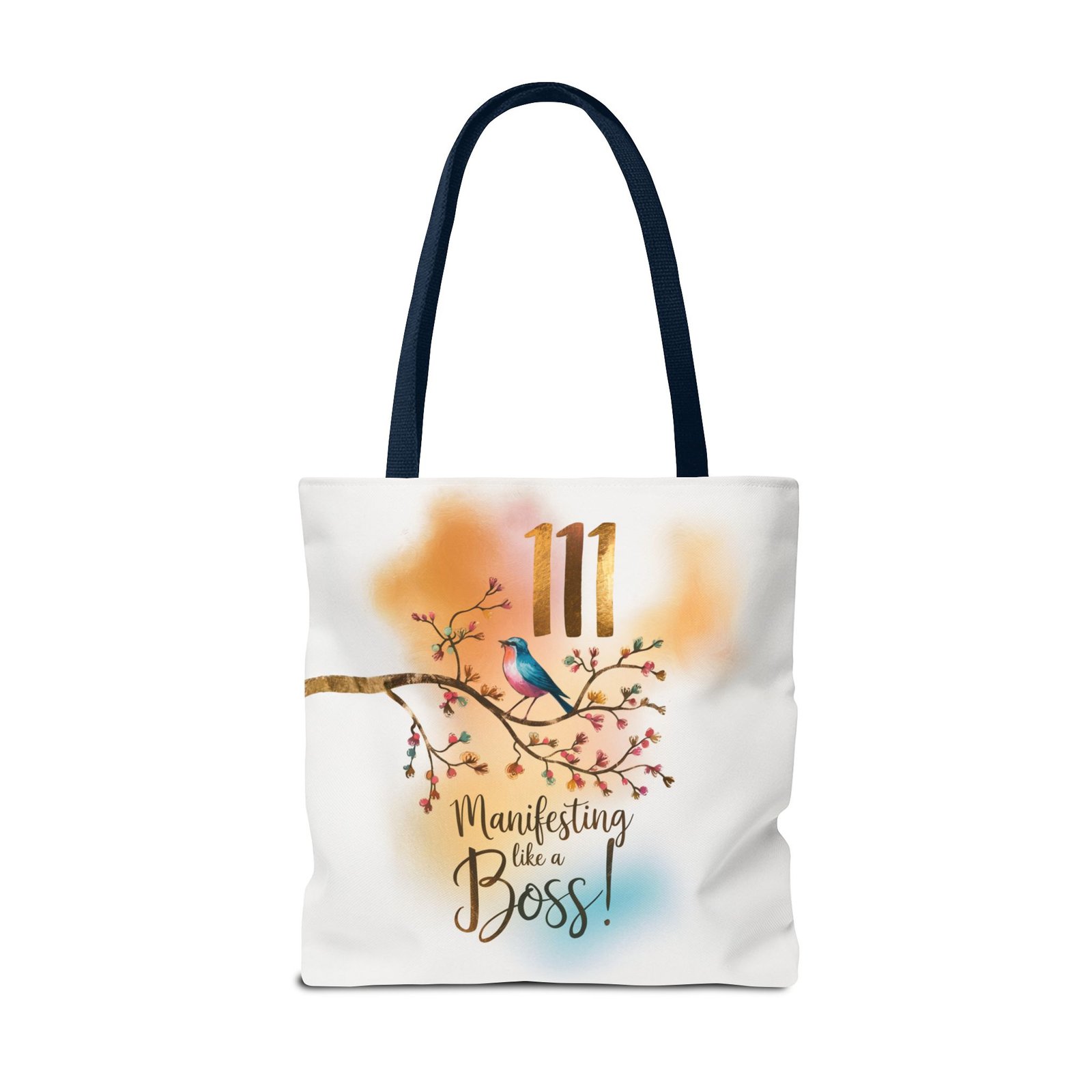 111 Manifesting Like a Boss - Stylish Custom Tote Bag - Image 58