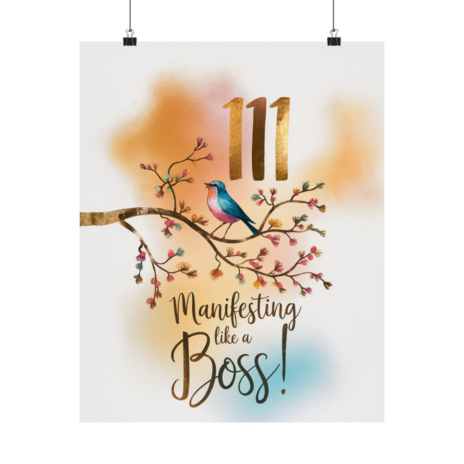 111 Manifesting Like a Boss - Premium Matte Art Print - Image 37
