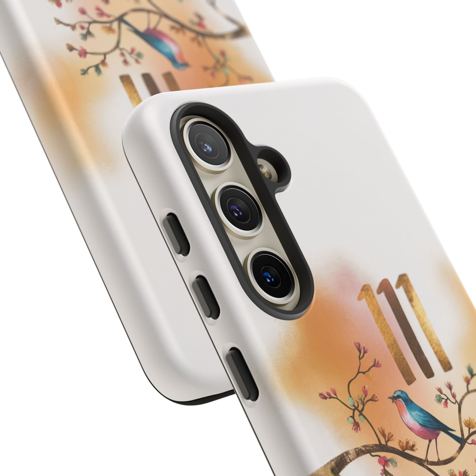 Manifesting Like a Boss! 111 Angel Number Tough Phone Case - Dual Layer Protection for Positive Vibes - Image 192