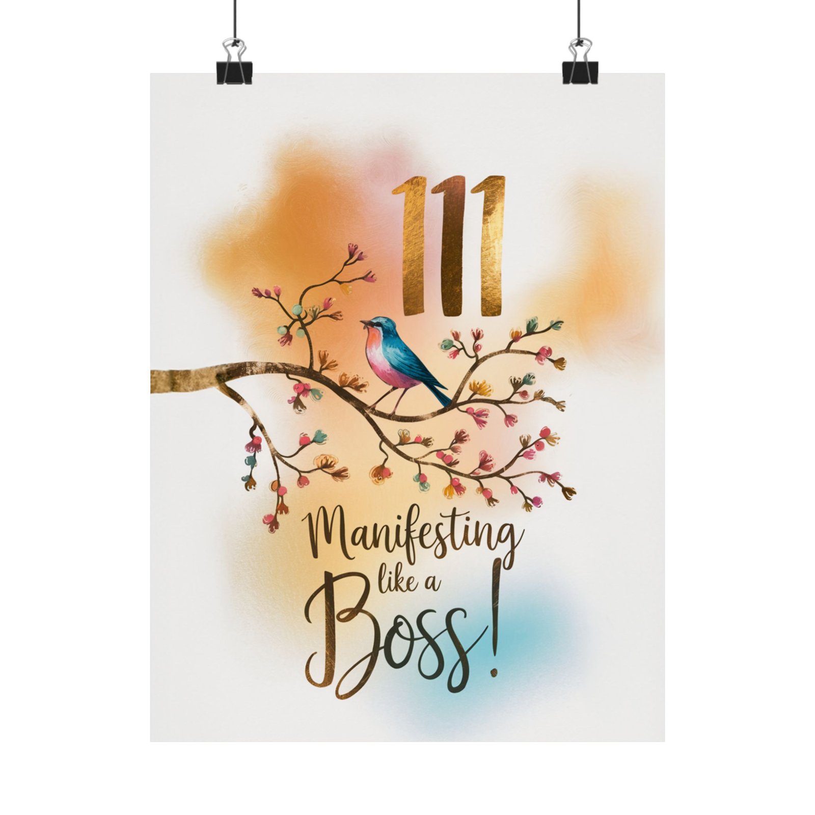 111 Manifesting Like a Boss - Premium Matte Art Print - Image 5