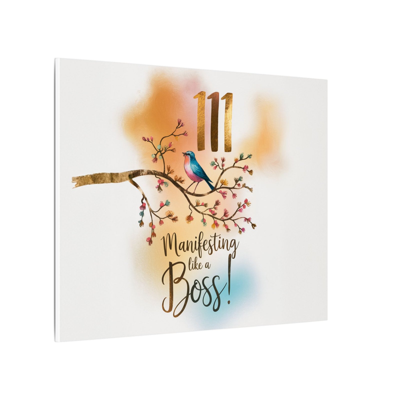 111 Manifesting Like a Boss - Matte Stretched Canvas (0.75") - Image 34