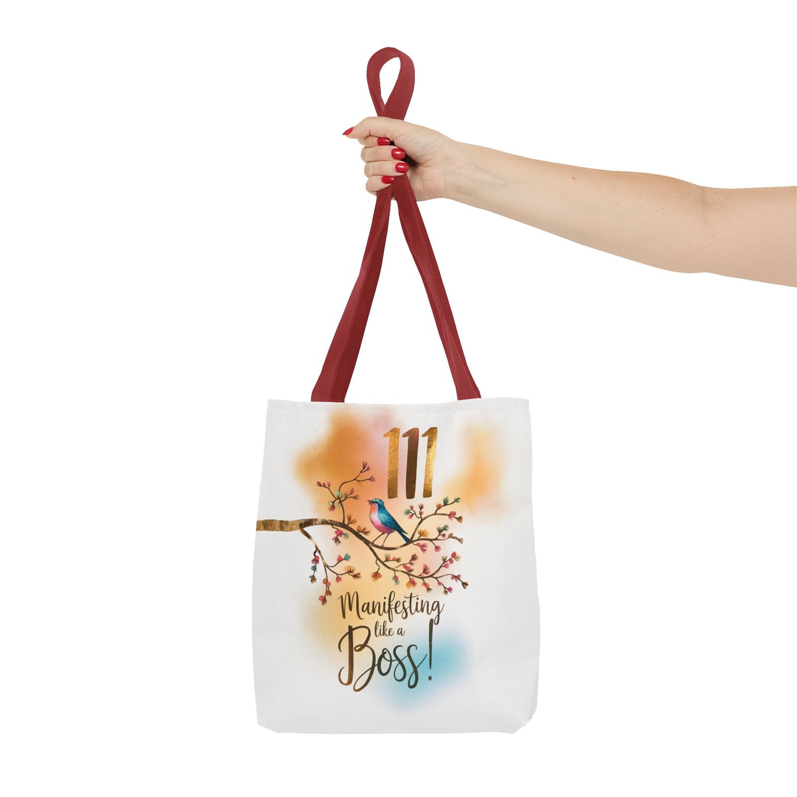 111 Manifesting Like a Boss - Stylish Custom Tote Bag - Image 16
