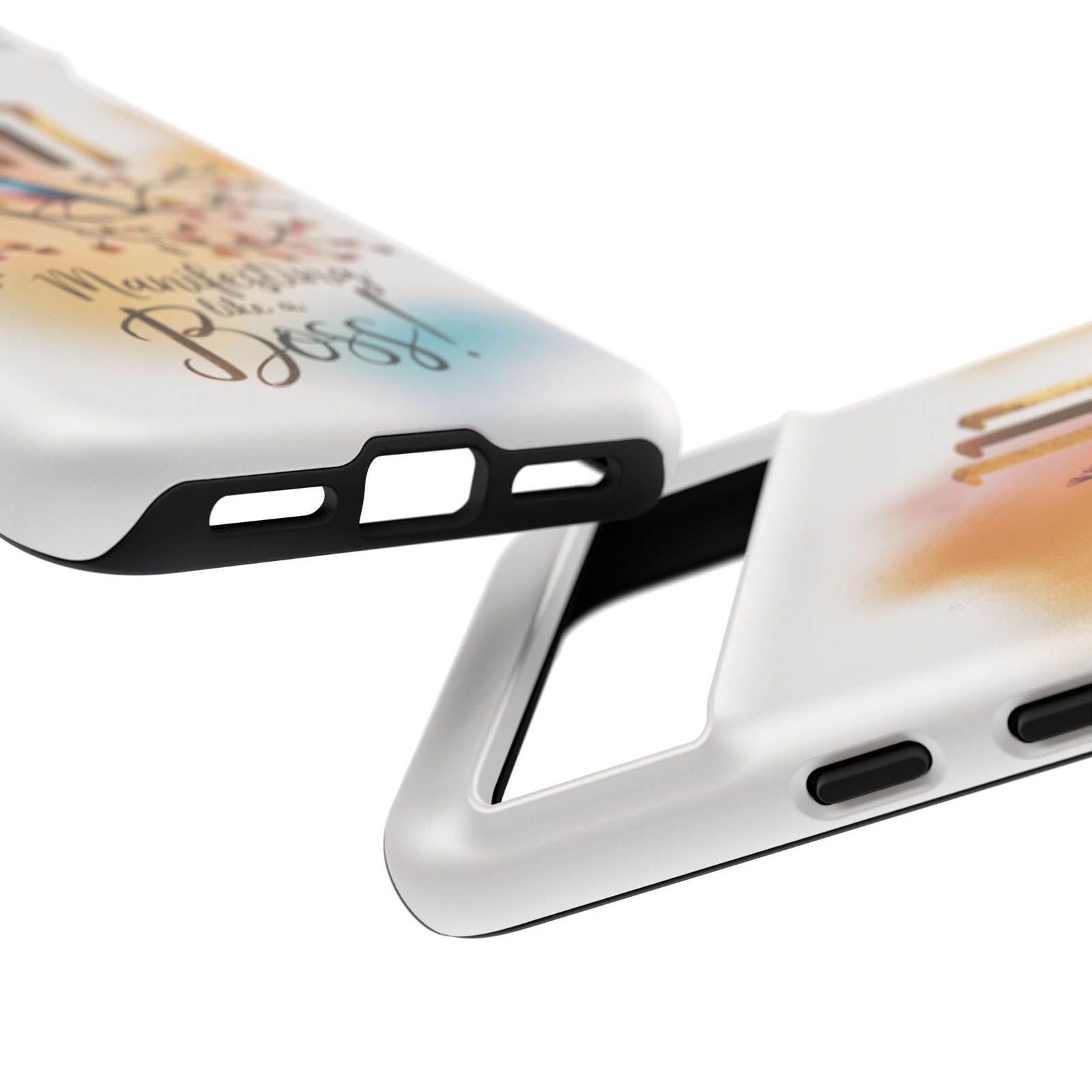 Manifesting Like a Boss! 111 Angel Number Tough Phone Case - Dual Layer Protection for Positive Vibes - Image 225