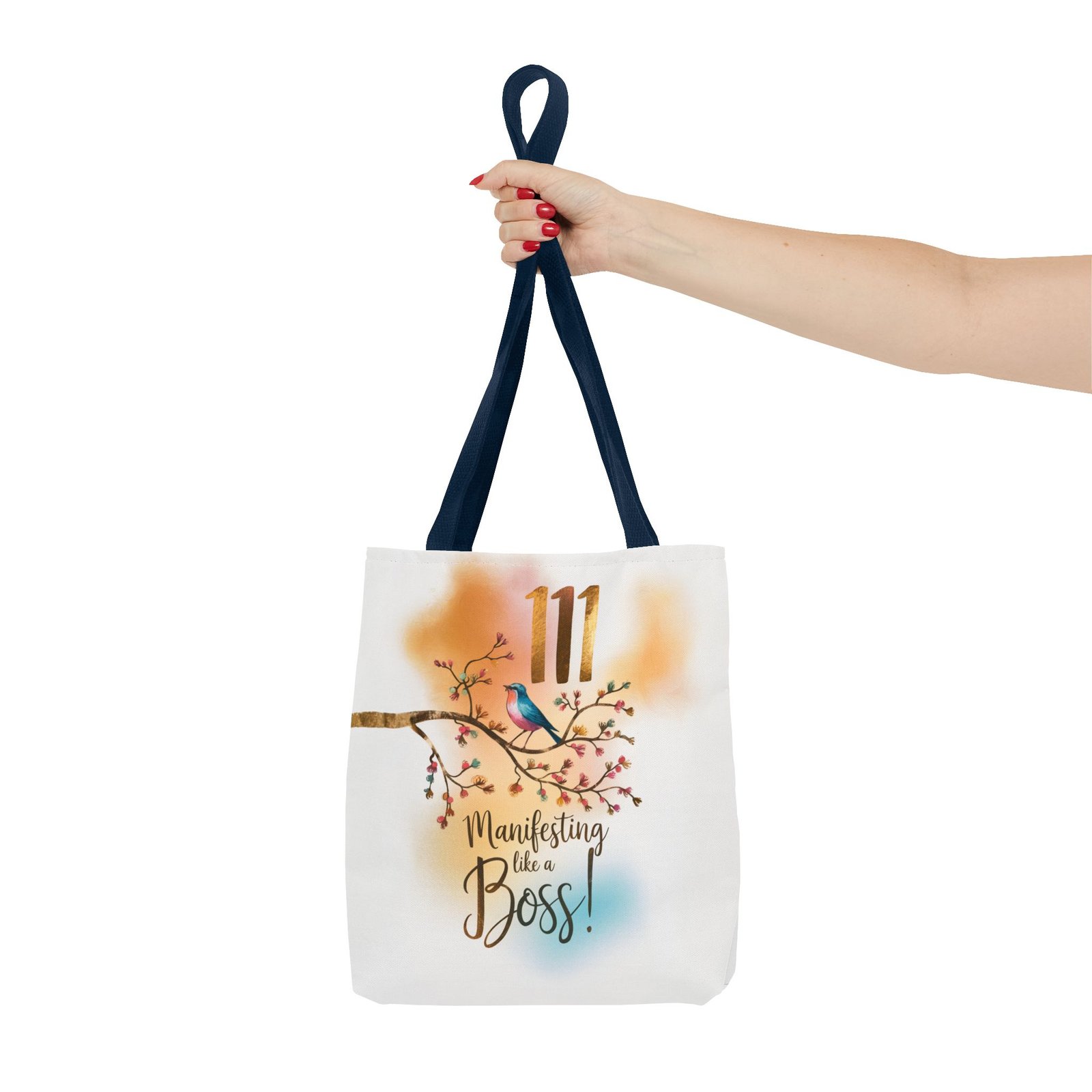 111 Manifesting Like a Boss - Stylish Custom Tote Bag - Image 52