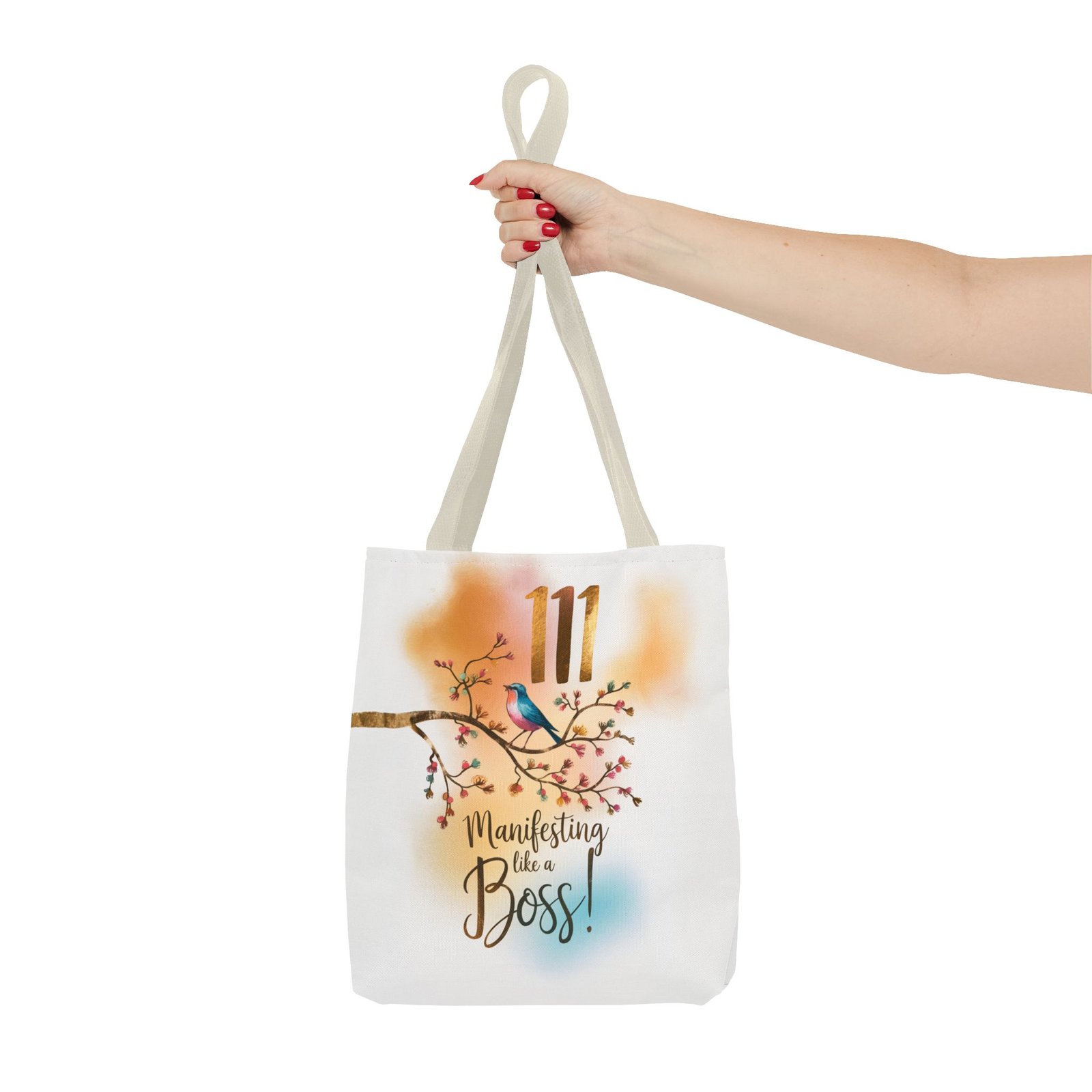 111 Manifesting Like a Boss - Stylish Custom Tote Bag - Image 40