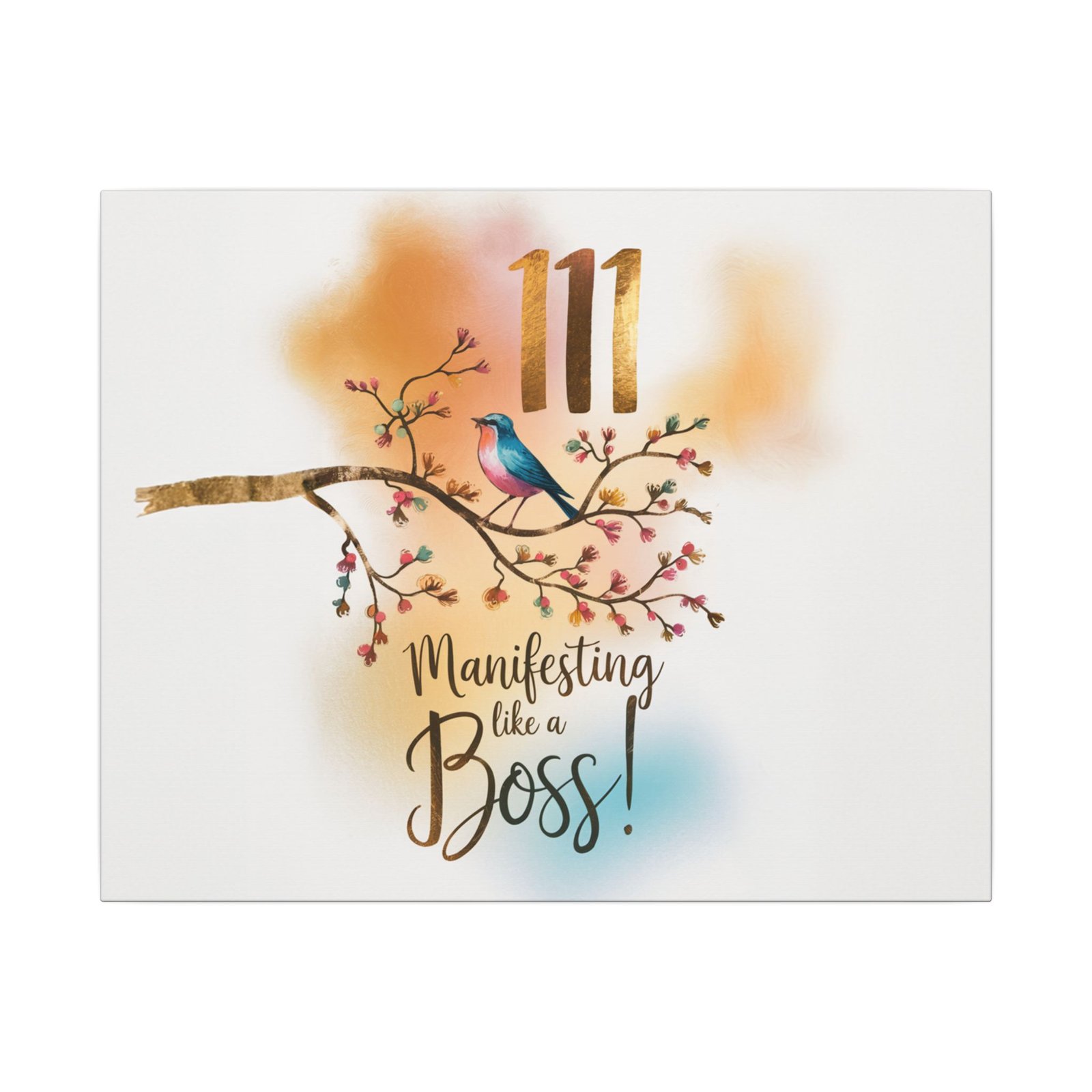 111 Manifesting Like a Boss - Matte Stretched Canvas (0.75") - Image 13